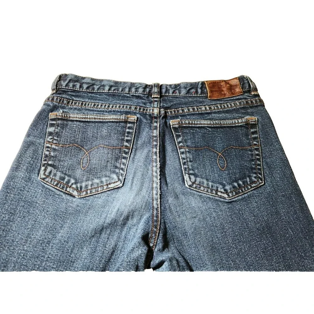 Ralph Lauren Y2K Vintage Women's Blue Bootcut Jeans Size 8 Classic Straight - Picture 13 of 13